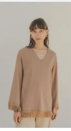 CLANE W FACE FRINGE TOPS