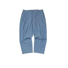 90’s USA UNKNOWN 2タックシャンブレースラックス w38