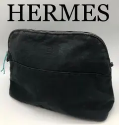 HERMES ブランド ブラック ポーチ バニティ お洒落 メンズ レディース
