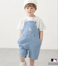 MLB ショートサロペット　L（120〜130cm）
