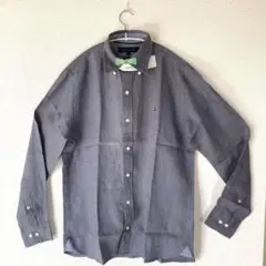 クリーニング済　TOMMY HILFIGER 長袖シャツ S　麻