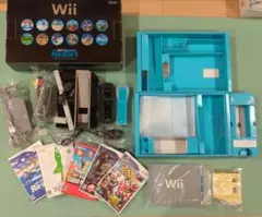 完全付属の美品　動作確認済Wii本体とゲームソフト5本セット