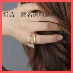 新品!! かわいい♡ゴールド♡リング♡ 指輪・個性的・北欧・韓国
