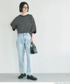 【最終値下げ】✺新品未使用✺Coca　膨れボーダースウェットトップス
