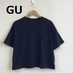 値下　A0730A09【GU】ヘビーウェイトTシャツ