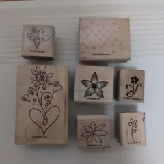 タイムセール8/4まで　STAMPIN' UP! スタンプセット 花テーマ