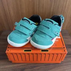 幼児　靴　シューズ　IFME 新幹線　グリーン　ハヤブサ　14cm