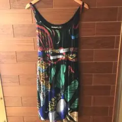 デシグアル ストレッチ ワンピース 膝上