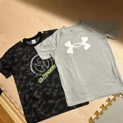 OUTDOOR迷彩柄Tシャツ＆Under Armour Tシャツセット