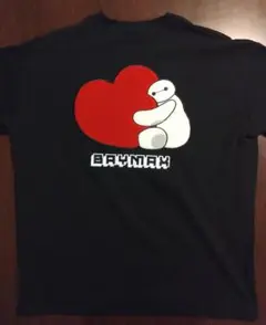 ディズニー ベイマックス 半袖 Ｔシャツ 黒 Lサイズ