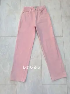 美品ZARA ピンクデニム　34