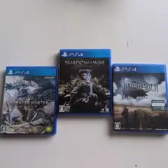 PS4 ゲームソフト 3本セット
