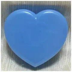 昭和レトロ ハート型 レトロ ブルー 小物入れ 雑貨 ジェリーボックス