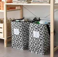 便利*☆イケア新品IKEA クナラ エコバッグ 収納 袋 トートバッグ♪大容量