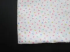 11　★ホーミーコレクション★ハート柄★ホワイト　108ｘ50ｃｍ