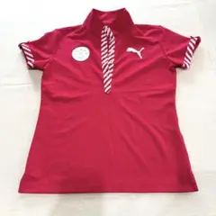 プーマ　ゴルフウェア　赤