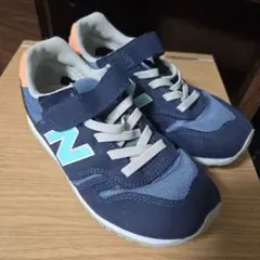 New Balance 373 ネイビー/オレンジ スニーカー　21センチ