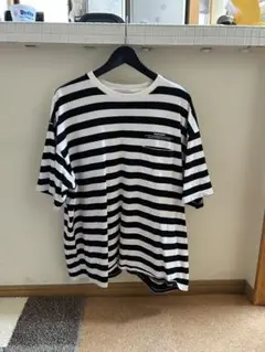 新品未使用　タグ付　グラフペーパー　ボーダー　半袖　Tシャツ 2025年最新】Graphpaper 柄・デザイン：ボーダー メンズ Tシャツ