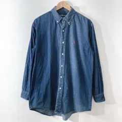 POLORALPHLAUREN デニムシャツ　長袖　メンズ　M 古着