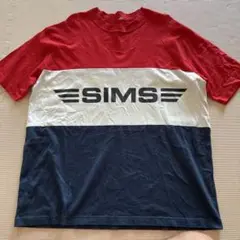 Sims トリコロールTシャツ Mサイズ 日本製TRICO TEE