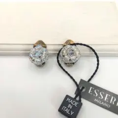 新品/未使用 イタリア製 クリスタルAB イヤリング