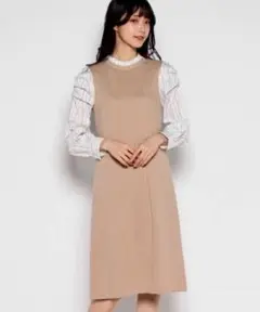 【⭐️再び!値下げしました⭐️】コットン ワンピース ベージュ