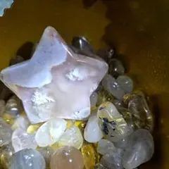 星　桜瑪瑙薄ピンク　サービス品