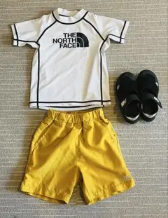 水遊びに★THE NORTH FACE ラッシュガード、パンツ、マリンシューズ