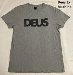 DEUS デウスエクスマキナ 胸プリント デカロゴ Tシャツ 半袖 メンズ XL
