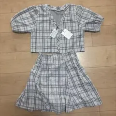 GRL チェック柄 セットアップ