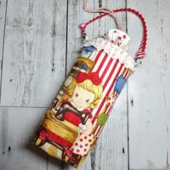 【ハンドメイド】 保冷保温 ペットボトルカバー マーガレット＆ソフィー　お家柄