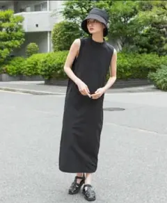 Uiscel 4WAYストレッチノースリーブテントワンピース