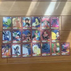 ドラゴンボールZ トレーディングカードセット 19枚 1991年初版　レア！