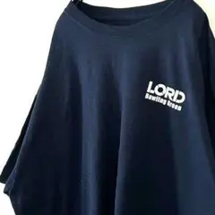 ギルダン LORD ボーリング Tシャツ XL ネイビー 紺色 古着