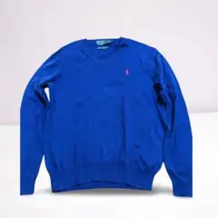【美品】POLO RALPH LAUREN ニット セーター Vネック Mサイズ