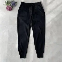 POLO Ralph Lauren 刺繍ポニー スウェットジョガー 黒 S
