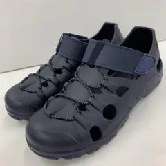 新品★メンズ★Lサイズ★27.0cm★マジックテープ スポーツサンダル紺色160