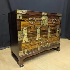 李朝家具　無垢　錠前　バンダジ　半閉櫃　箪笥　キャビネット　サイドボード　金具 李朝家具無垢錠前バンダジ半閉櫃箪笥キャビネットサイドボード金具