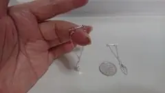 シルバー925、葉っぱピアス