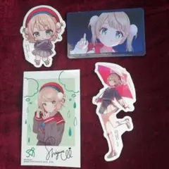 一番くじ しぐれうい ステッカー4枚セット