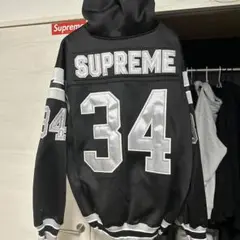Supreme Football Zip Up Hooded 白 Supreme Football Zip Up Hooded Sweatshirt White Small SS24