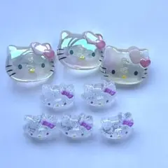 チャーミーキティ　キティ　キティちゃん　ボタン8個セット　レトロ　平成　y2k