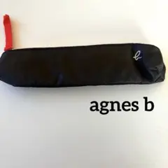 【agnes b】アニエスベー ドット柄ペンケース 黒×赤 ☆新品未使用☆