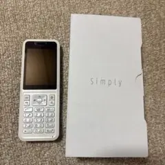 【即日発送】Simply 603SI SIMフリー ガラケー Softbank系