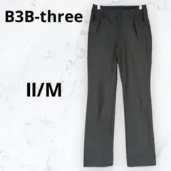 ＊ビースリー＊スラックス レディース ストレッチ オフィス ダークグレー Ⅱ/M