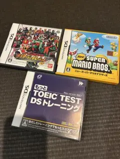 DS ゲームセット TOEIC SUPERマリオ　仮面ライダー