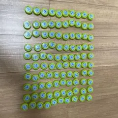 ペットボトルキャップ　100個セット　(Qoo 黄緑)