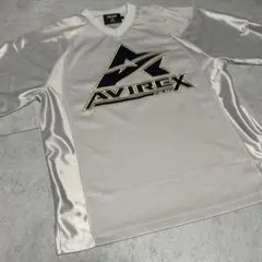PALACE×AVIREX メッシュジャージ グレー Sサイズ 半袖