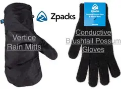 Zpacks新作③点RainMittsPossumGloves手袋ミトングローブ