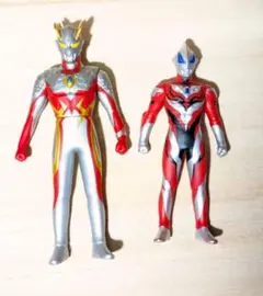 ウルトラマンゼロ/ジード　ソフビ2点セット売り